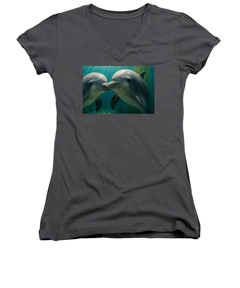 Dolphin - Women's V-Neck