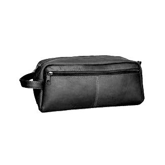 David King & Co Large Multi Pocket Shave Kit- Black