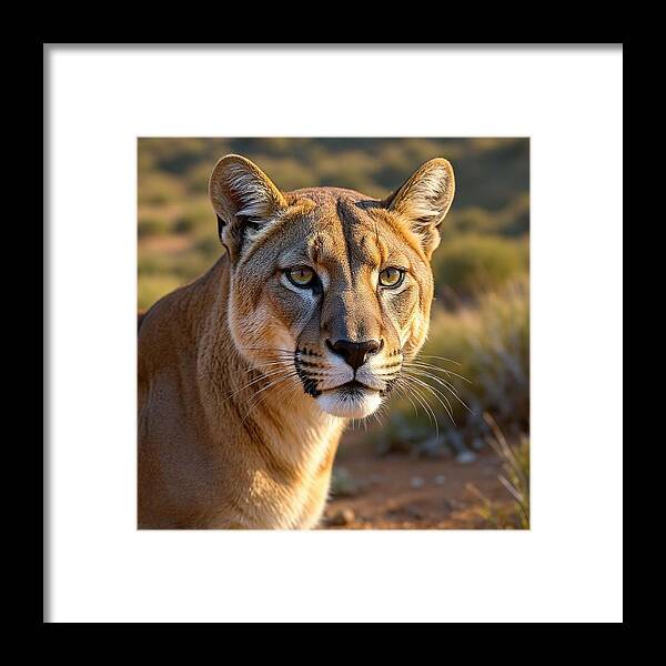 Lion - Framed Print