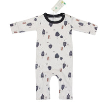 Hipzoo Organic Cotton Baby Rompers - Forest Friends Collection (Beige