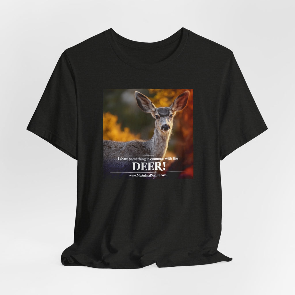 Deer! Photo Tee – Rustic Wildlife Graphic T-Shirt