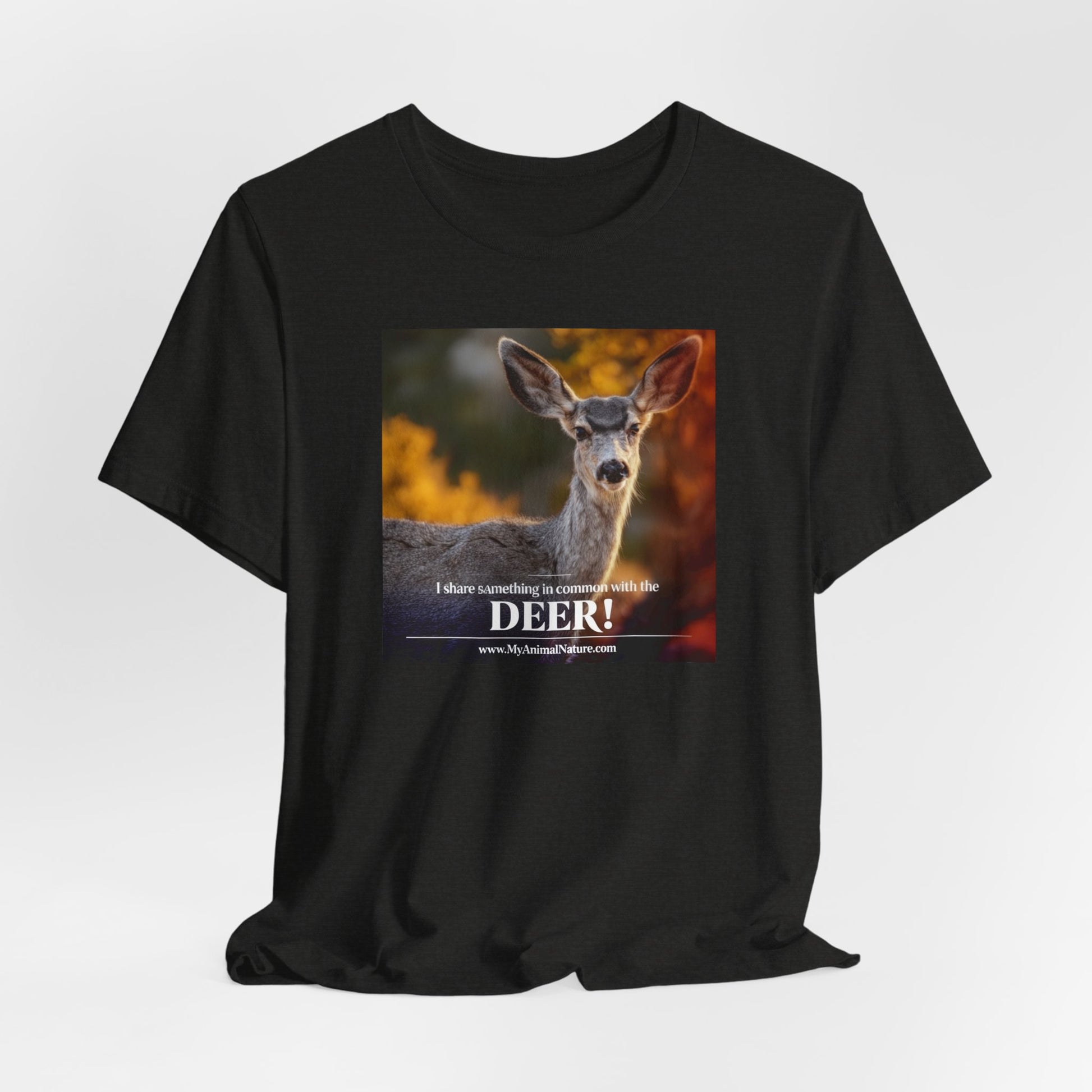 Deer! Photo Tee – Rustic Wildlife Graphic T-Shirt
