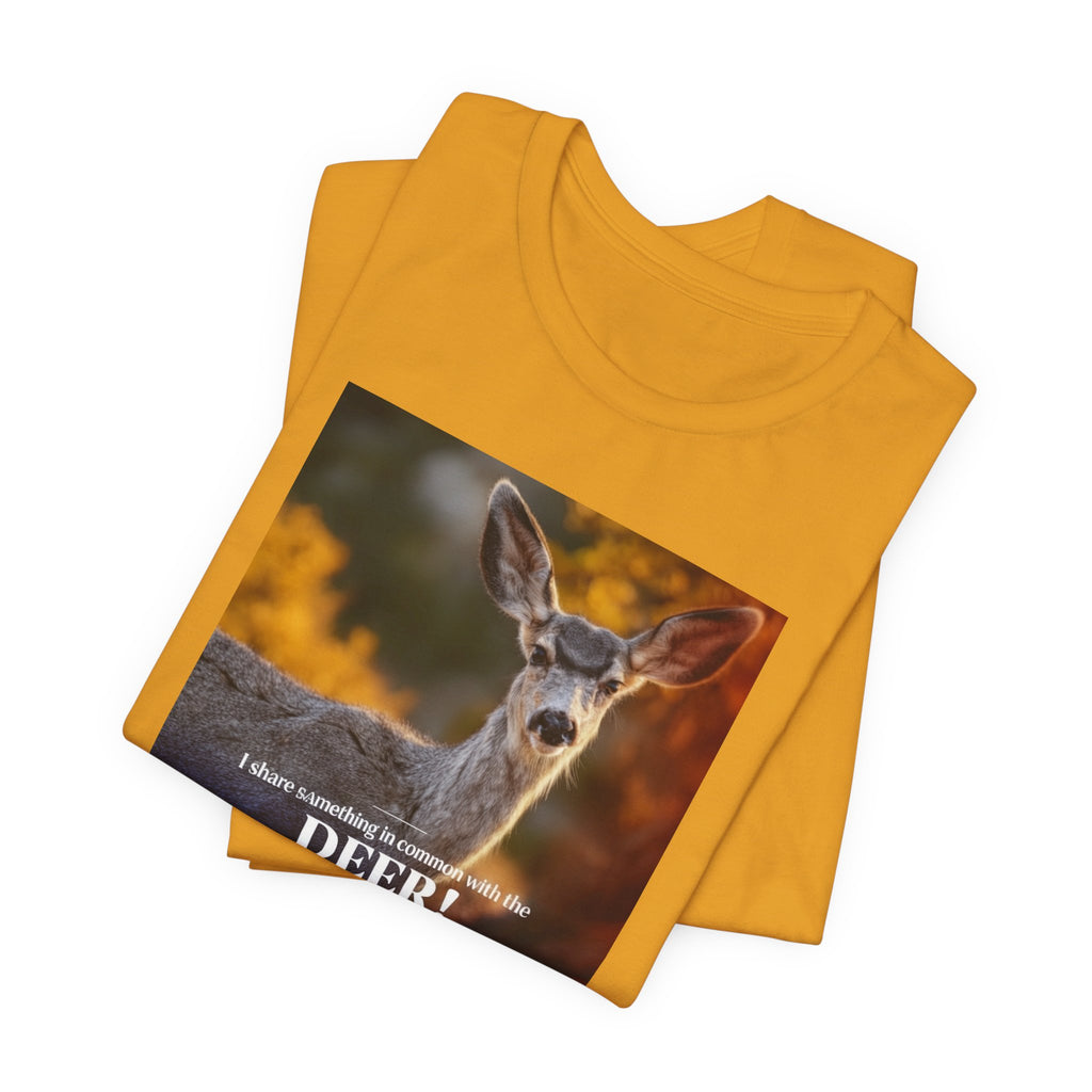 Deer! Photo Tee – Rustic Wildlife Graphic T-Shirt