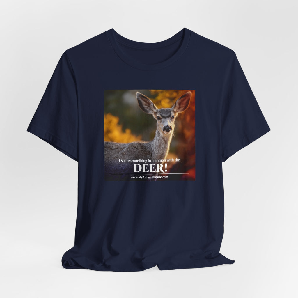 Deer! Photo Tee – Rustic Wildlife Graphic T-Shirt