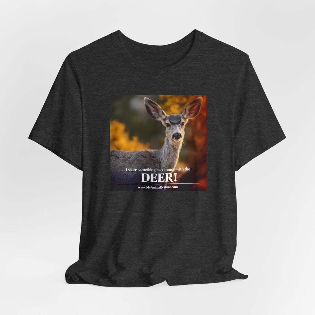 Deer! Photo Tee – Rustic Wildlife Graphic T-Shirt