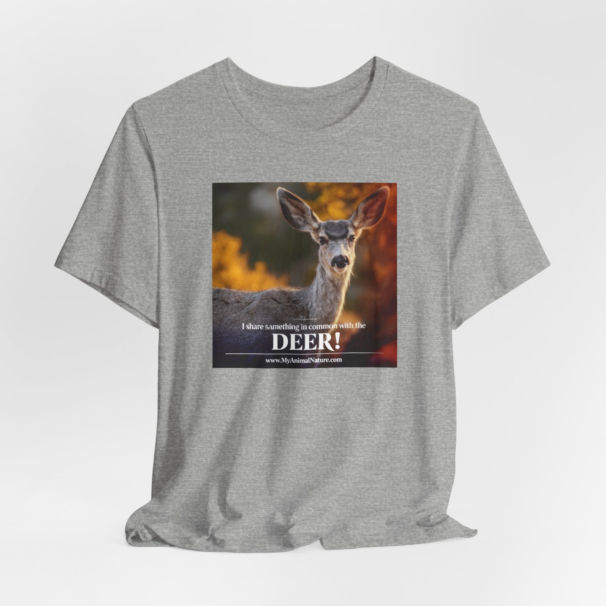 Deer! Photo Tee – Rustic Wildlife Graphic T-Shirt