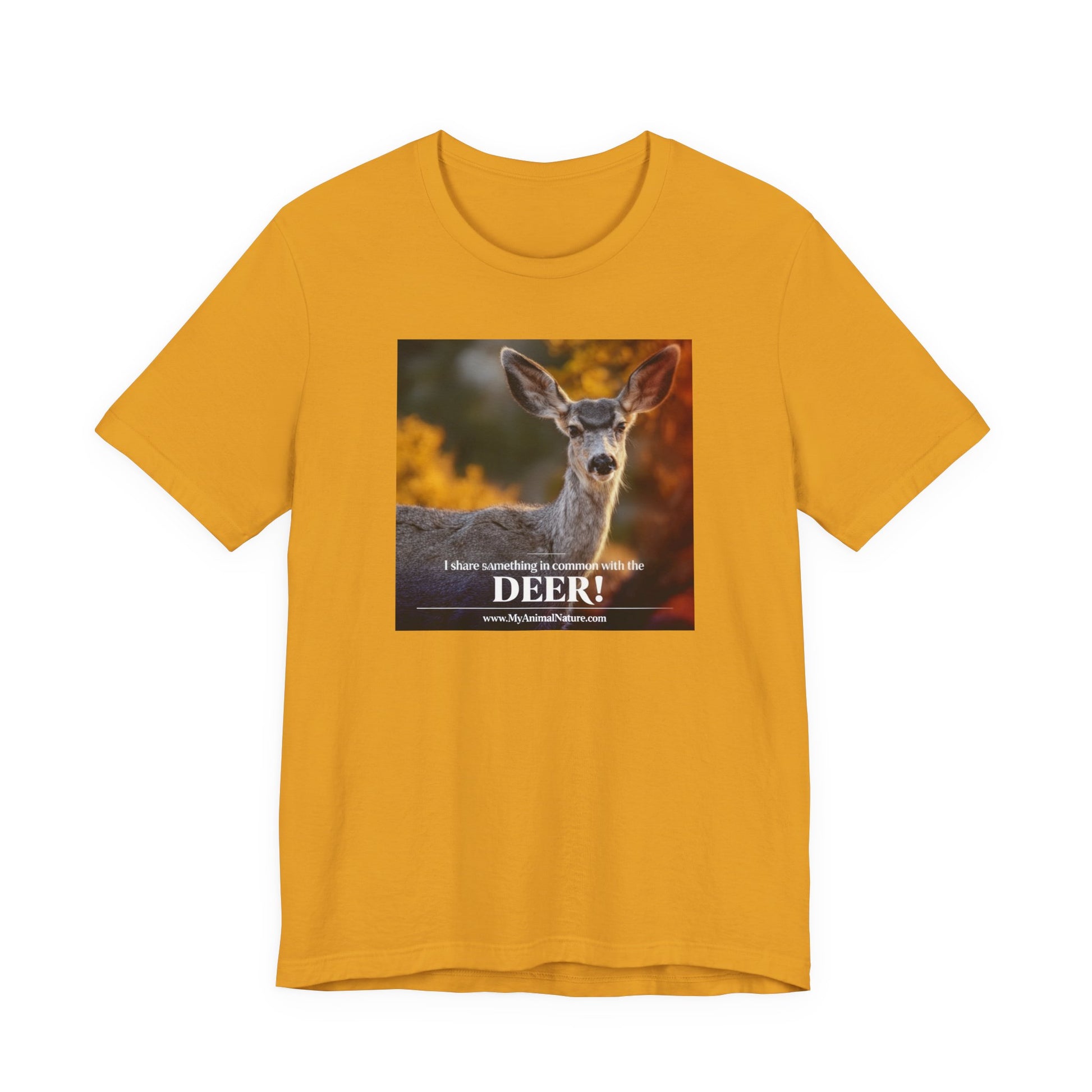 Deer! Photo Tee – Rustic Wildlife Graphic T-Shirt