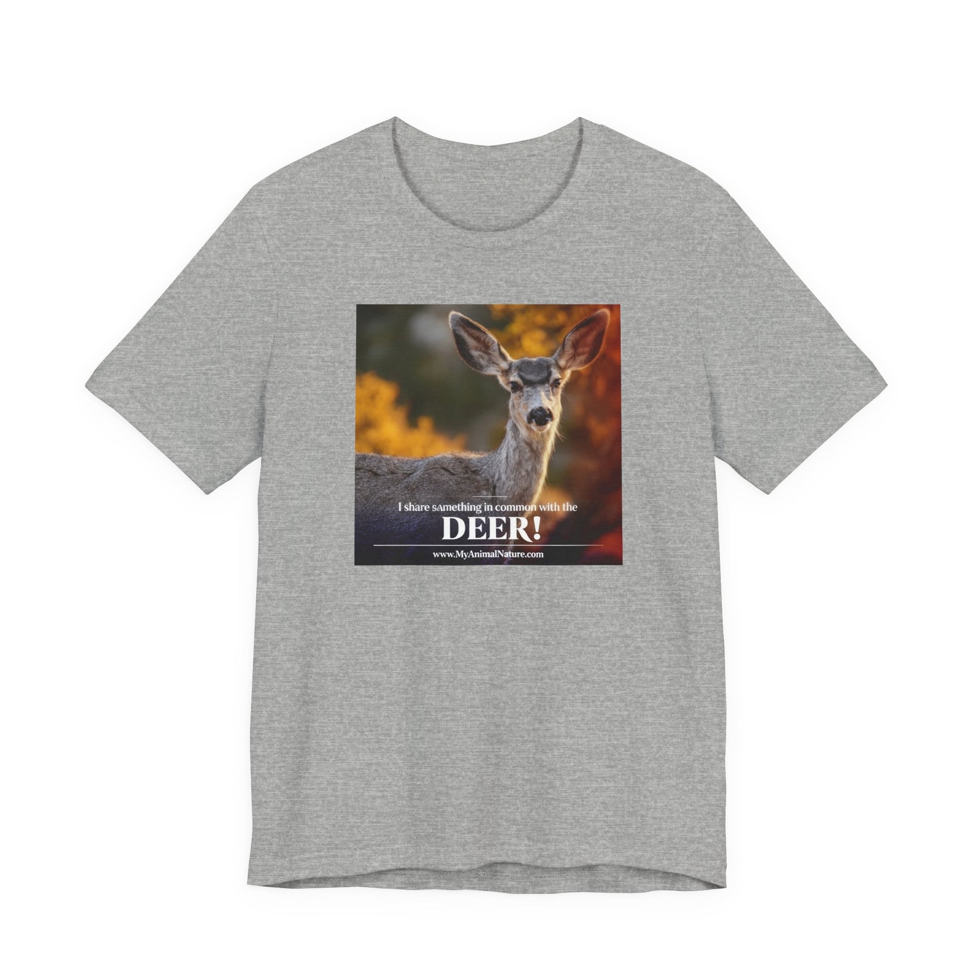 Deer! Photo Tee – Rustic Wildlife Graphic T-Shirt