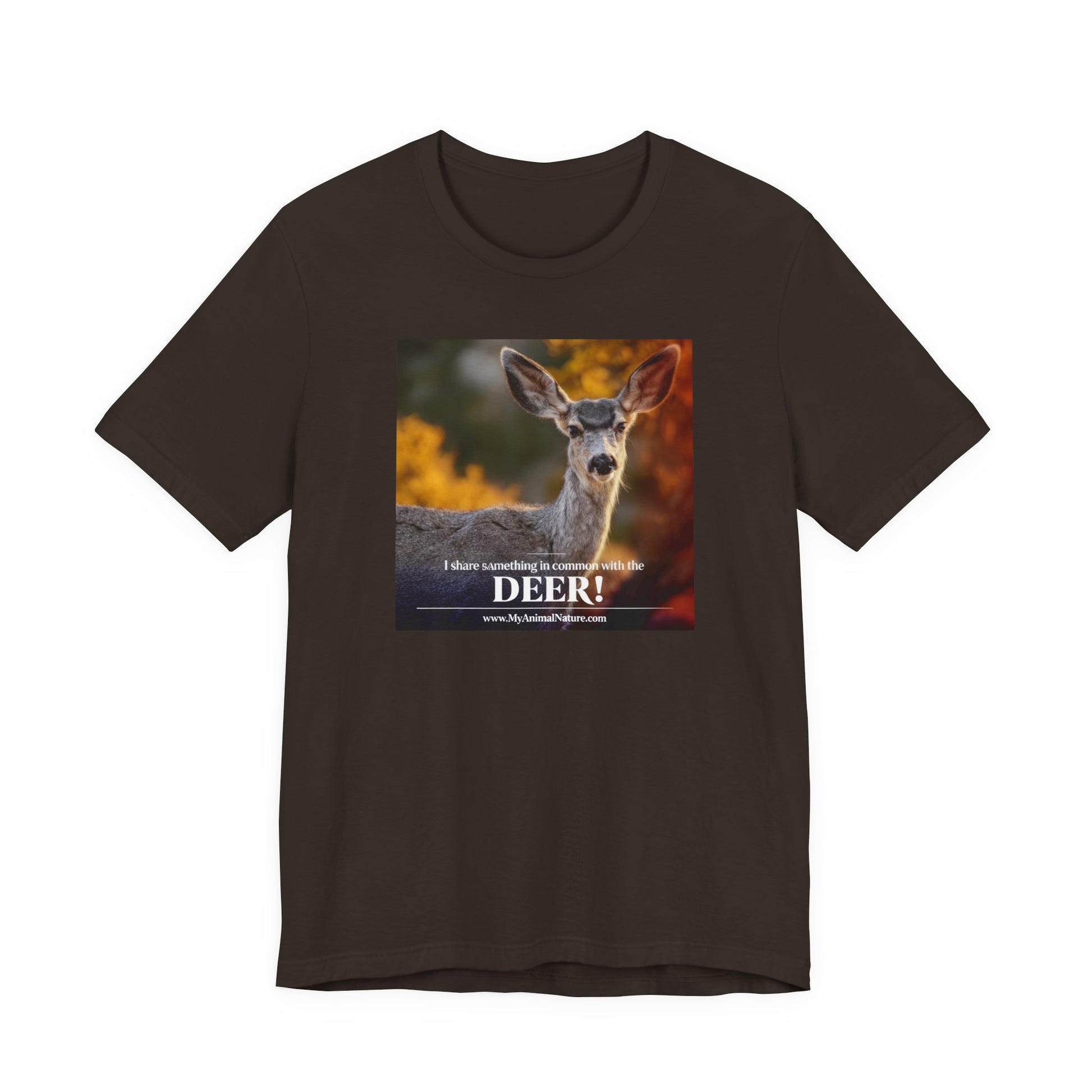 Deer! Photo Tee – Rustic Wildlife Graphic T-Shirt