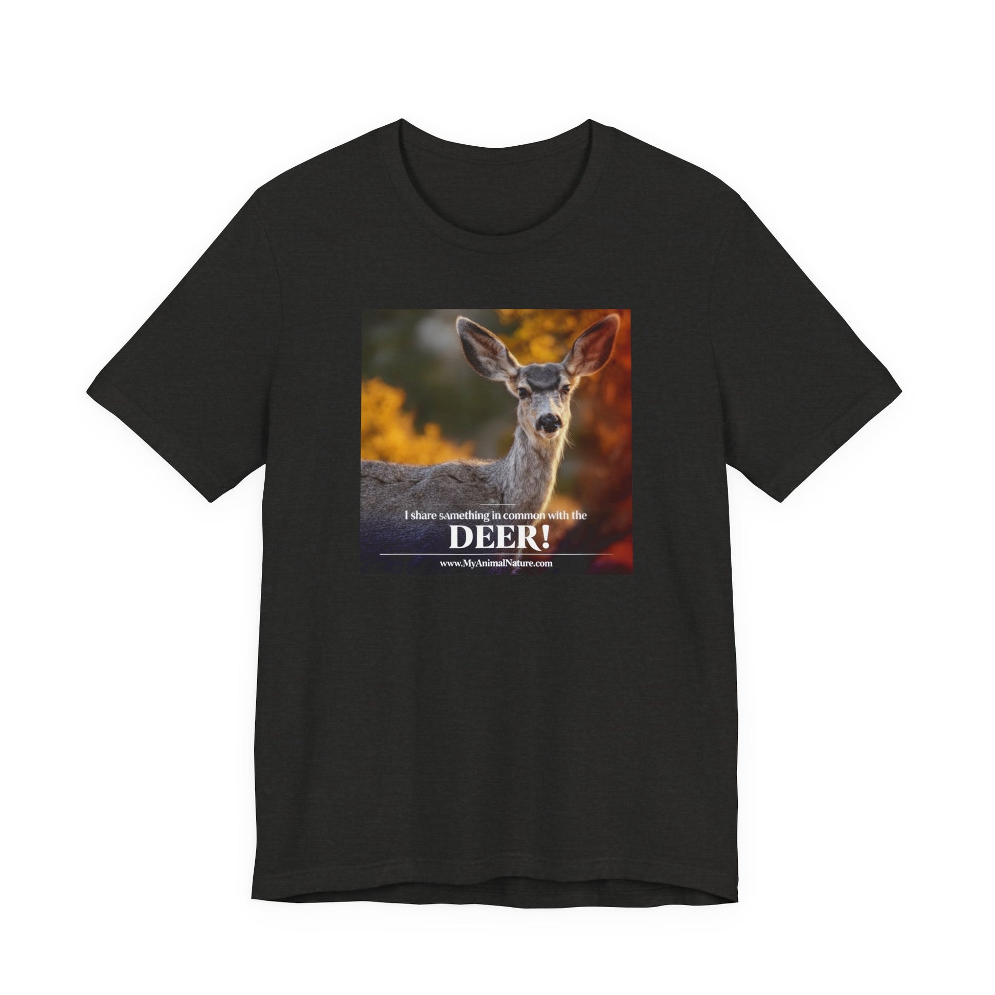 Deer! Photo Tee – Rustic Wildlife Graphic T-Shirt