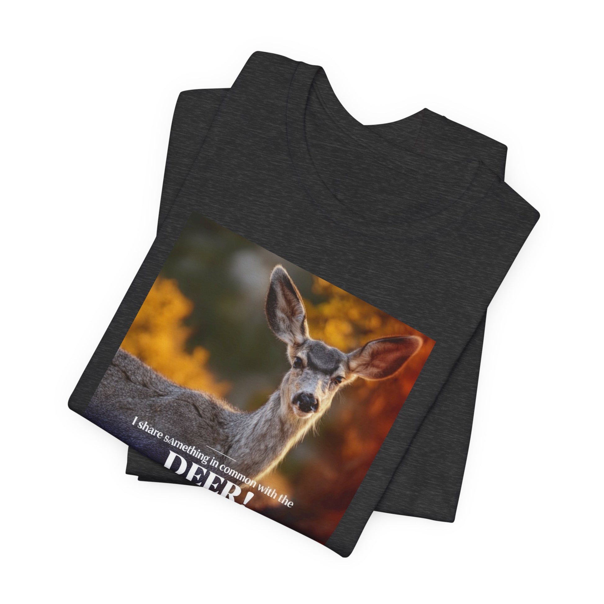Deer! Photo Tee – Rustic Wildlife Graphic T-Shirt
