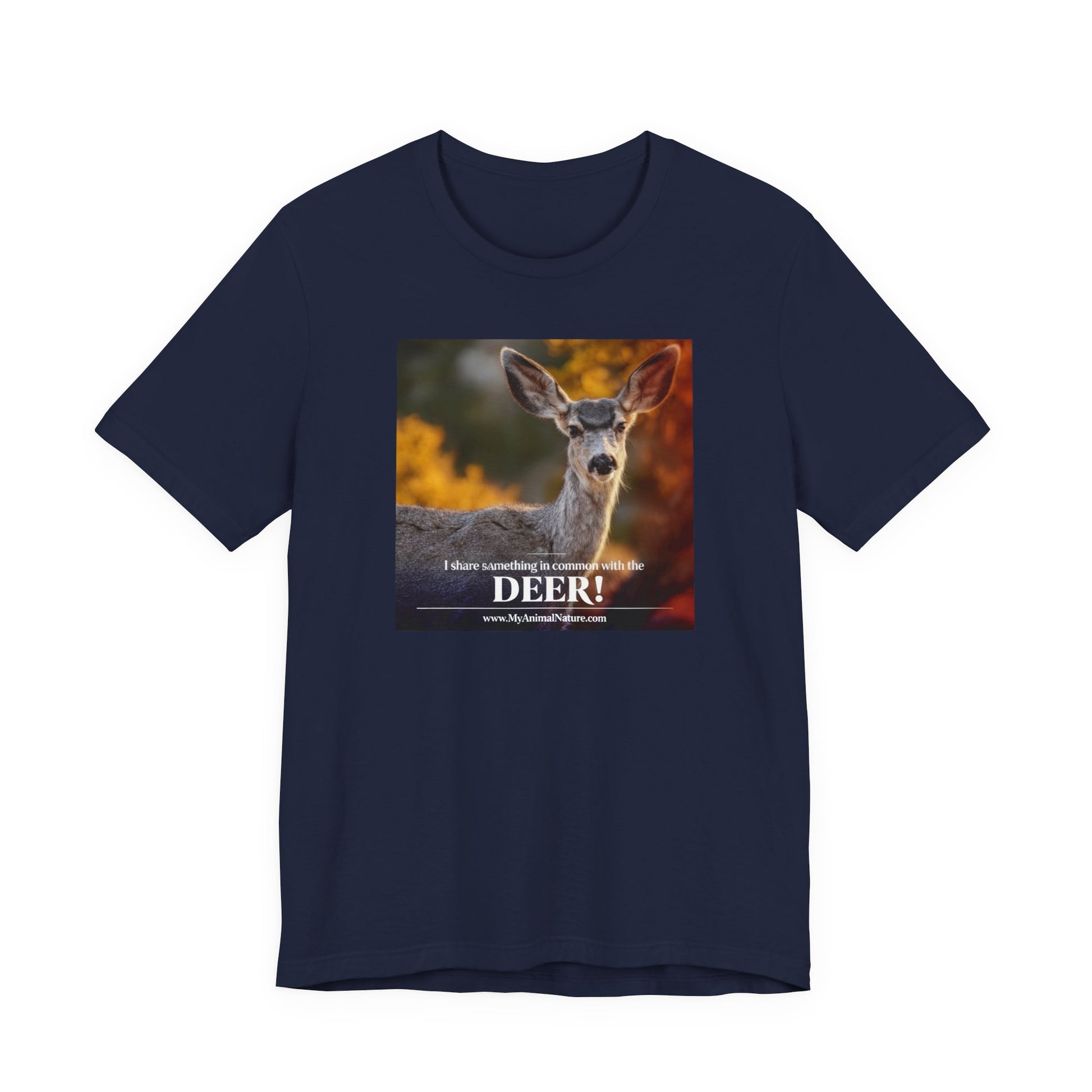 Deer! Photo Tee – Rustic Wildlife Graphic T-Shirt