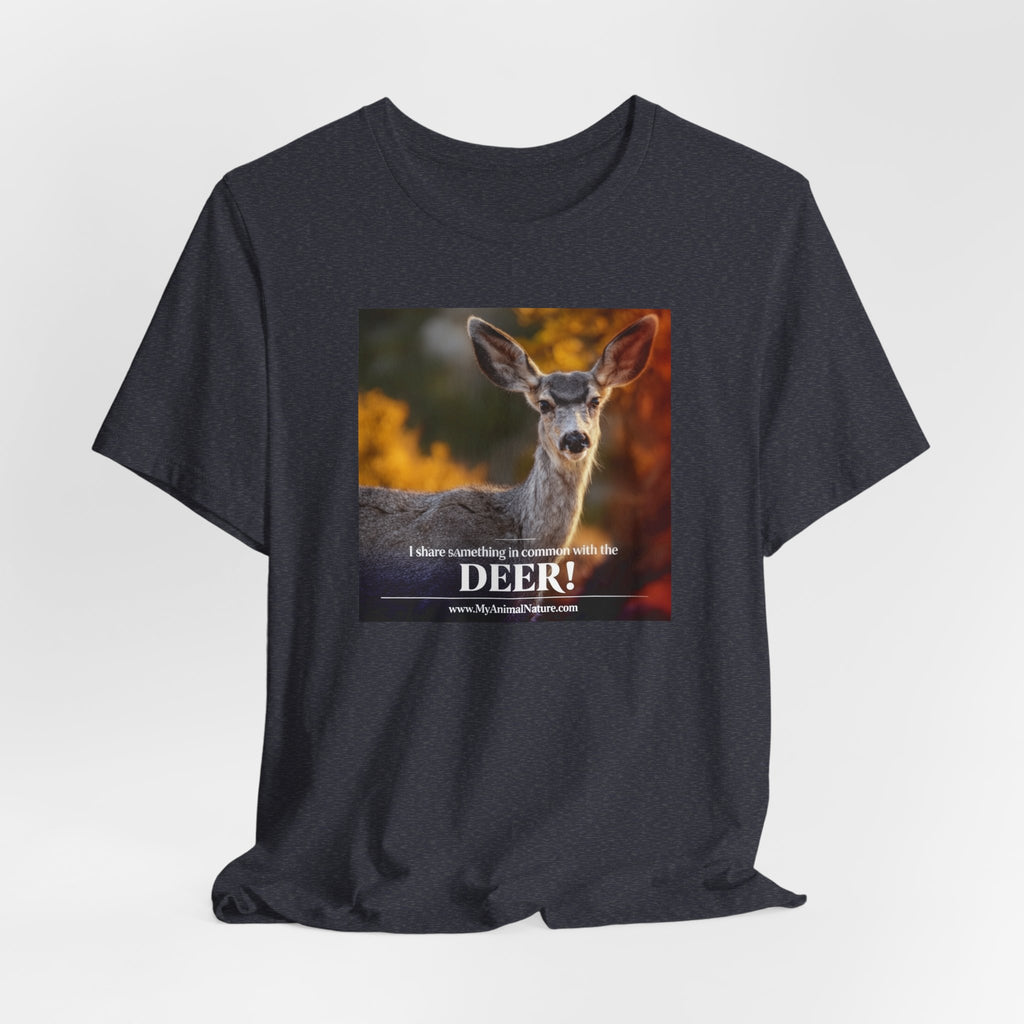 Deer! Photo Tee – Rustic Wildlife Graphic T-Shirt
