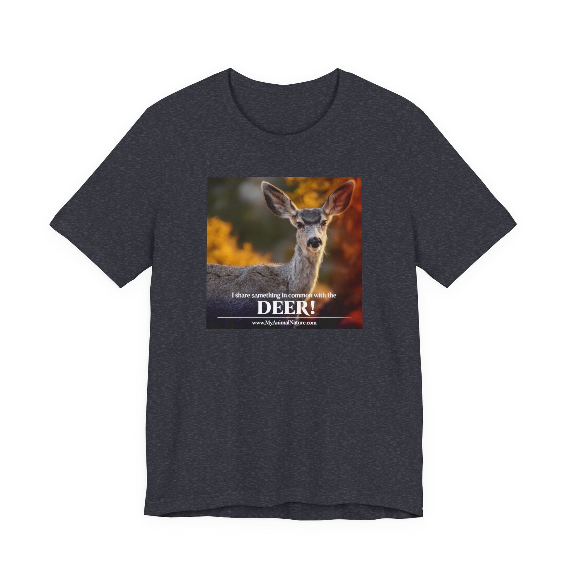 Deer! Photo Tee – Rustic Wildlife Graphic T-Shirt