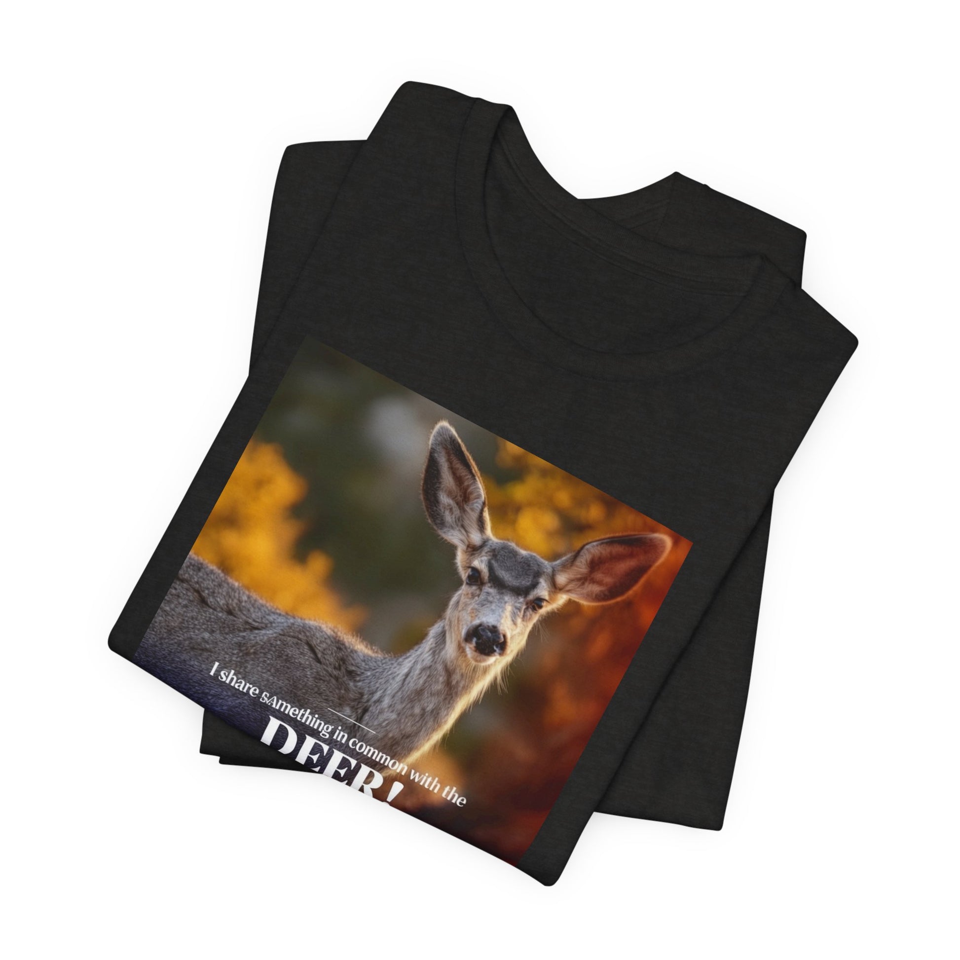 Deer! Photo Tee – Rustic Wildlife Graphic T-Shirt