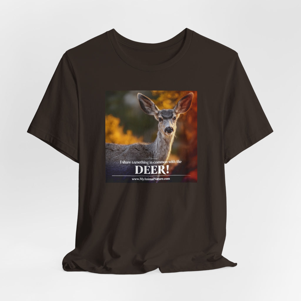 Deer! Photo Tee – Rustic Wildlife Graphic T-Shirt