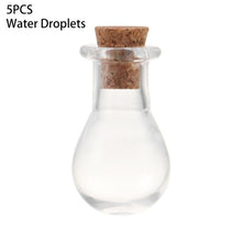 5pcs/pack Mini Empty Sample Jars Glass Cork