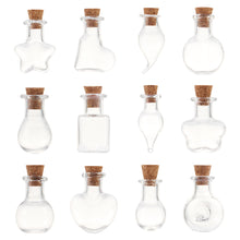 5pcs/pack Mini Empty Sample Jars Glass Cork