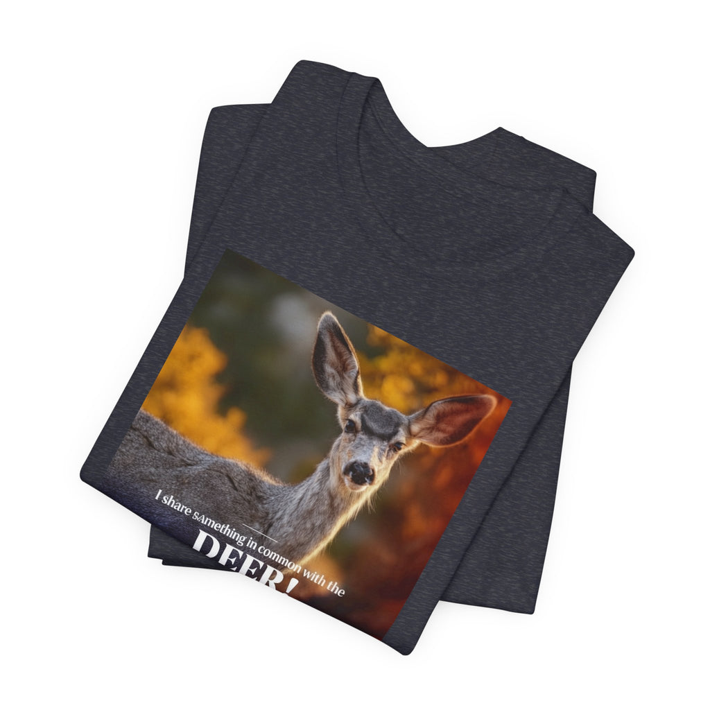 Deer! Photo Tee – Rustic Wildlife Graphic T-Shirt