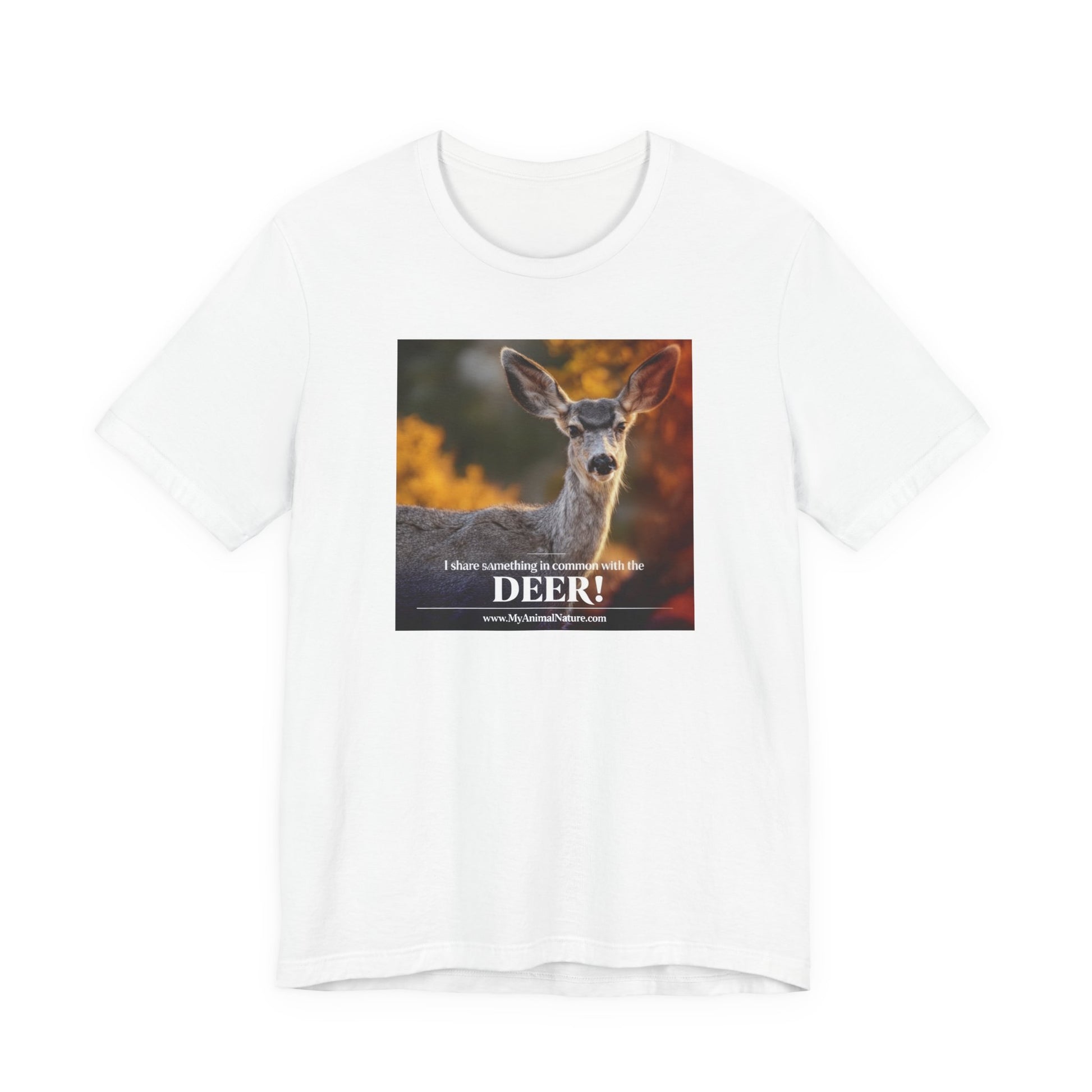 Deer! Photo Tee – Rustic Wildlife Graphic T-Shirt