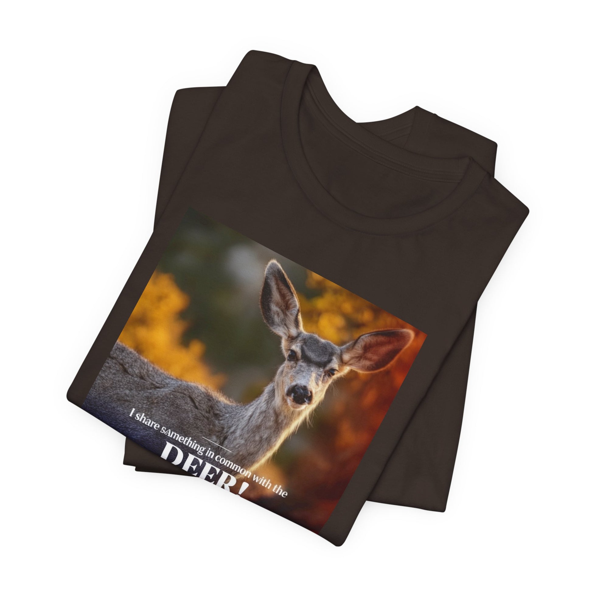 Deer! Photo Tee – Rustic Wildlife Graphic T-Shirt