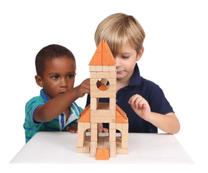 UNIT BRICKS 58 pcs Mini Unit Bricks Wooden Building Set for age 3+