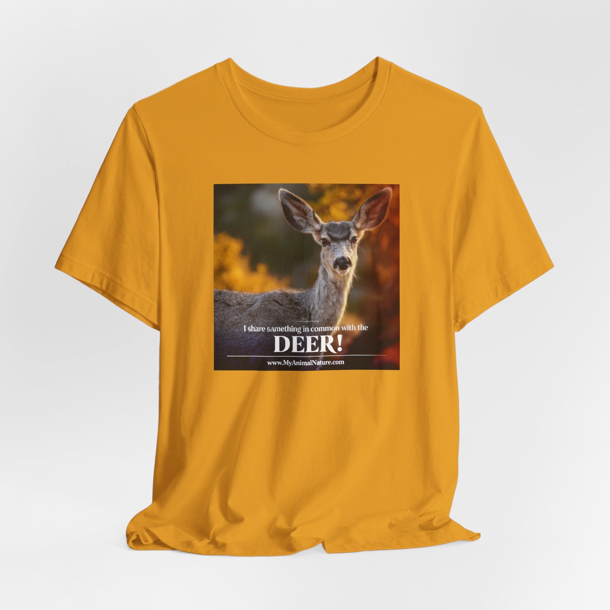Deer! Photo Tee – Rustic Wildlife Graphic T-Shirt