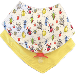 You are Bugging Me - Doodalou Bamboo Bandana Baby Bib Combo