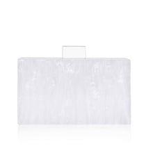 Sparkling American Flag Pearl White Clutch Purse