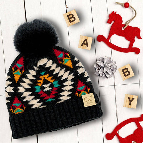 CC Baby South Western Print Beanies Hats