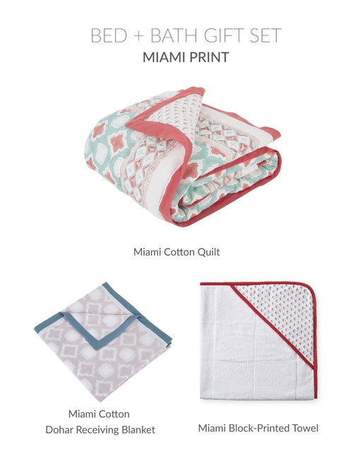 Going Home Newborn Bed + Bath Gift Set