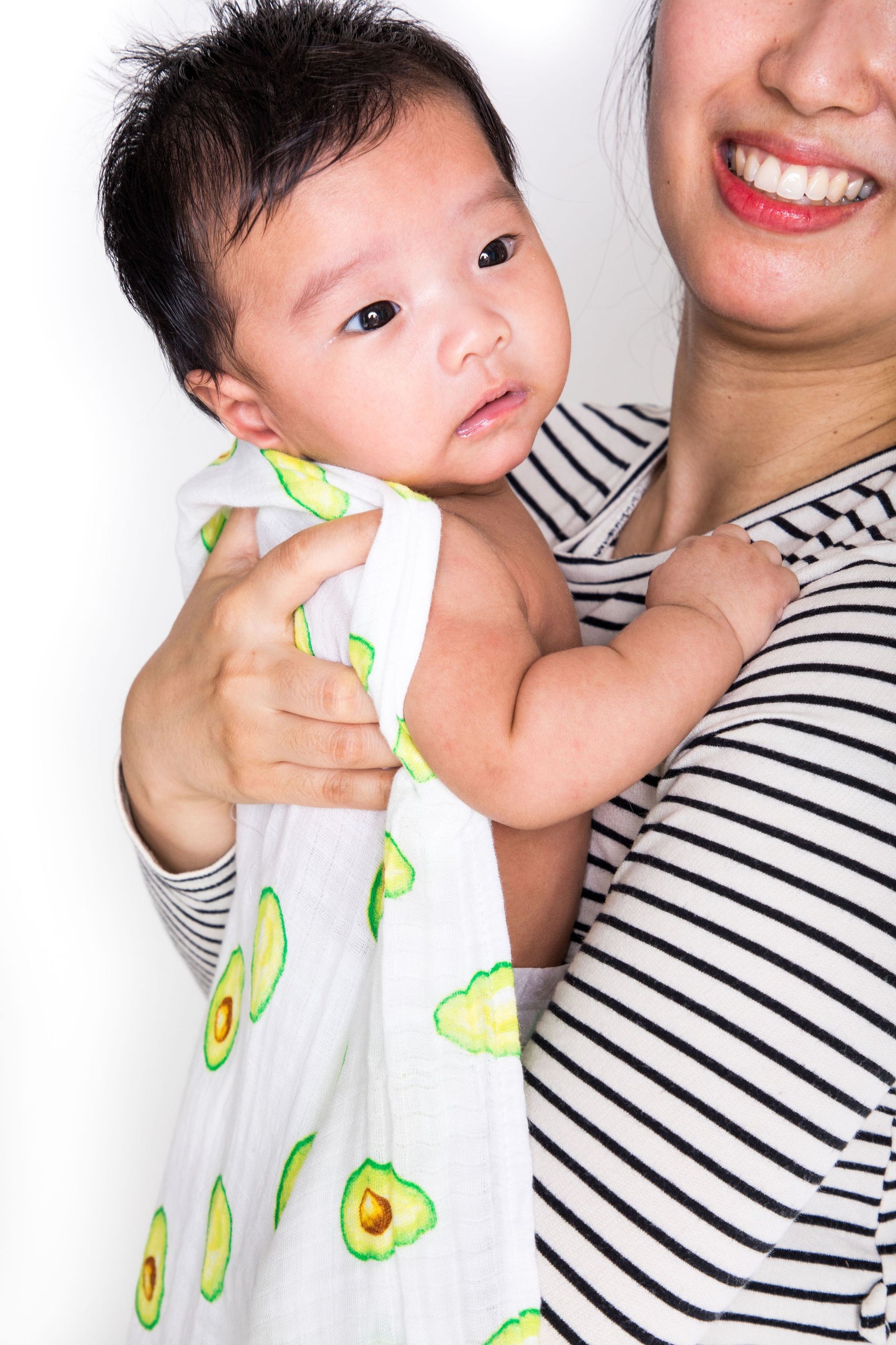 ORGANIC SWADDLE SET - FIRST FOODS (Avocado + Carrot)