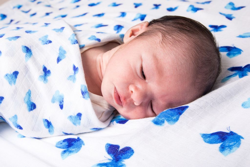 ORGANIC SWADDLE SET - GLOWING GARDEN (Sunflower + Blue Butterfly)
