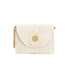 Straw Woven Shoulder Crossbody Beach Clutch Bag