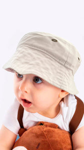 Faded Denim -Kids Fedora Hat 4-8 Years