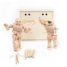 Playhard Heroes Action Figure DIY 2pcs