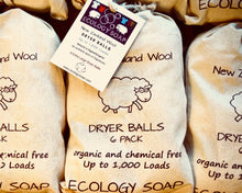 Premium New Zealand Organic Wool Jumbo Dryer Balls