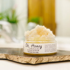 Oh, Honey with Lavender Sugar Scrub