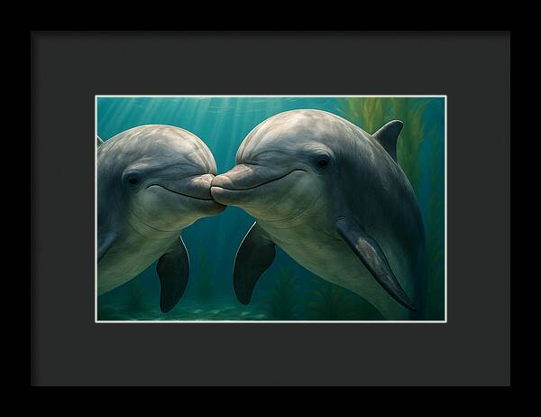 Dolphin - Framed Print