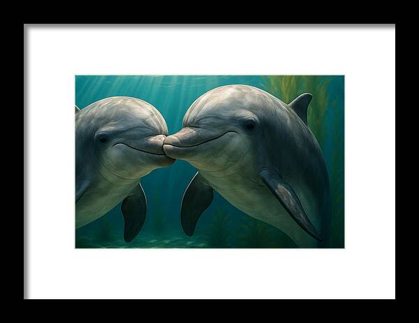 Dolphin - Framed Print