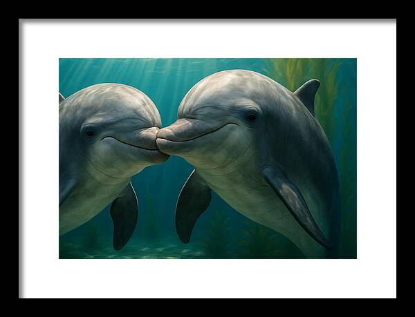 Dolphin - Framed Print