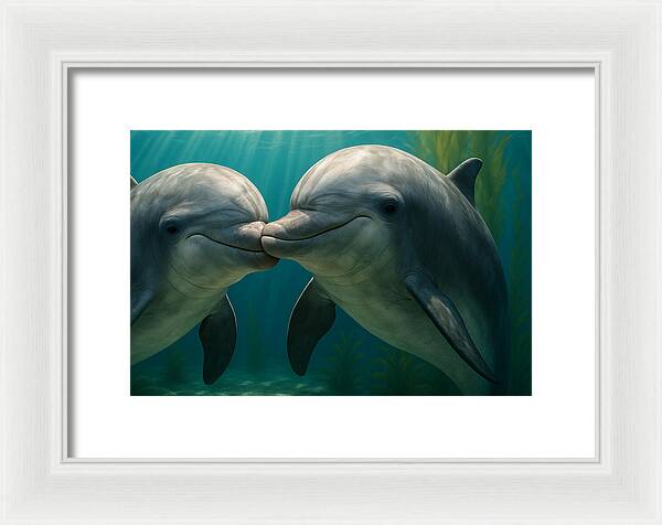 Dolphin - Framed Print