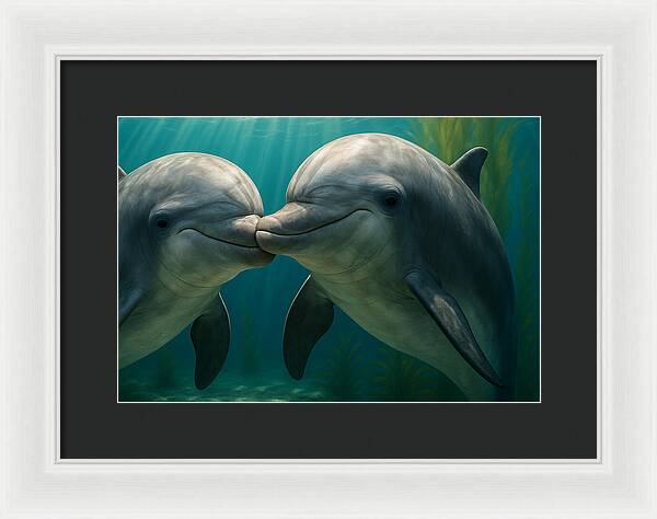 Dolphin - Framed Print