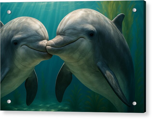 Dolphin - Acrylic Print