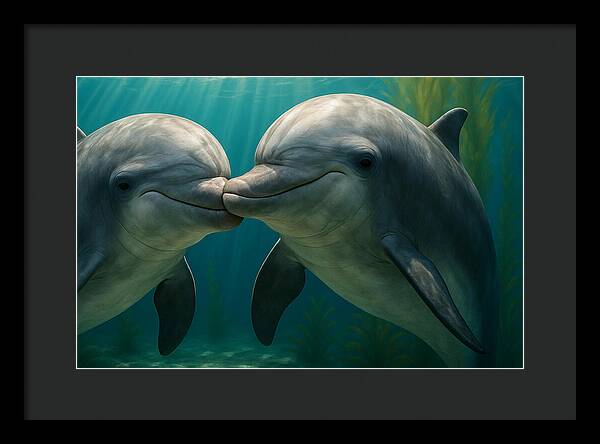 Dolphin - Framed Print