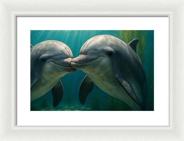 Dolphin - Framed Print