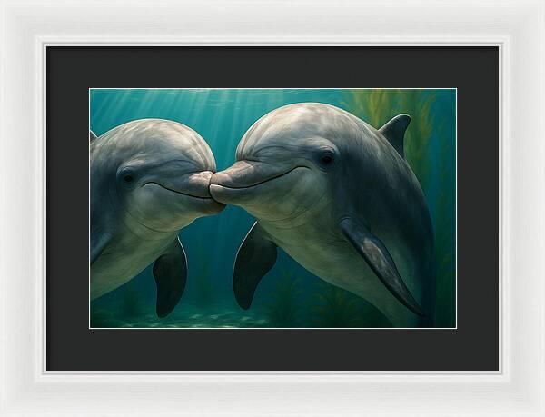 Dolphin - Framed Print