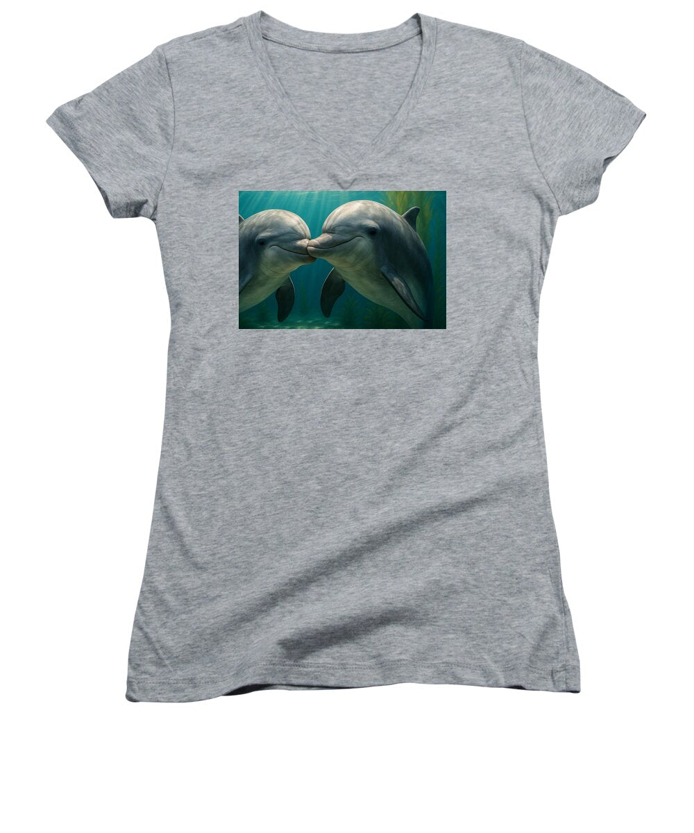 Dolphin - Women's V-Neck