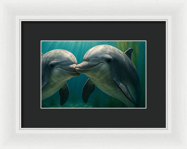 Dolphin - Framed Print