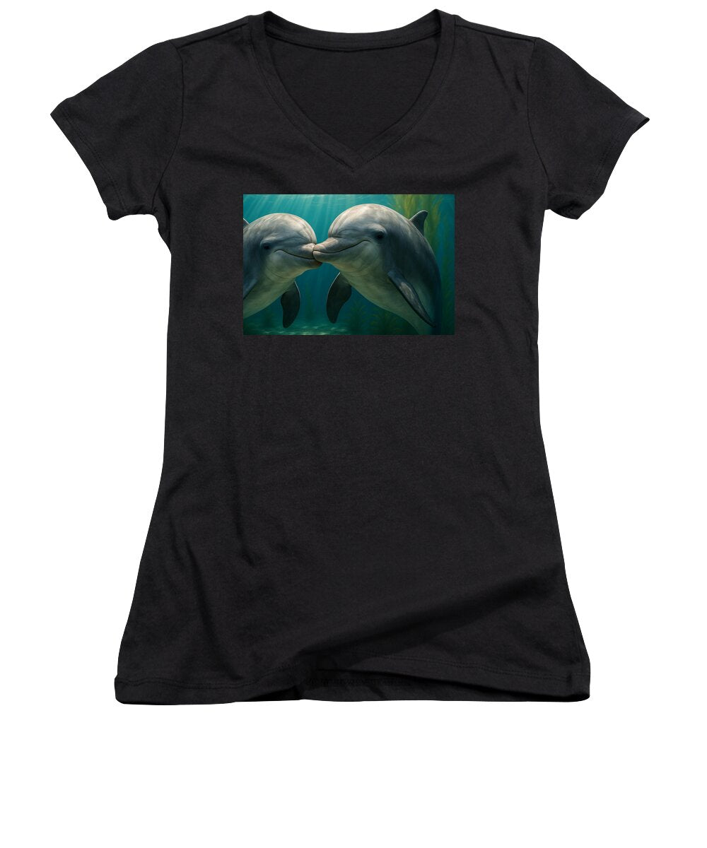 Dolphin - Women's V-Neck